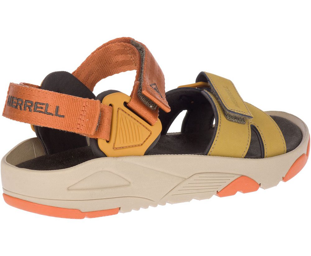 Merrell Sandaler Herre - Belize Convertible Web - Gul/Orange - BPA503619